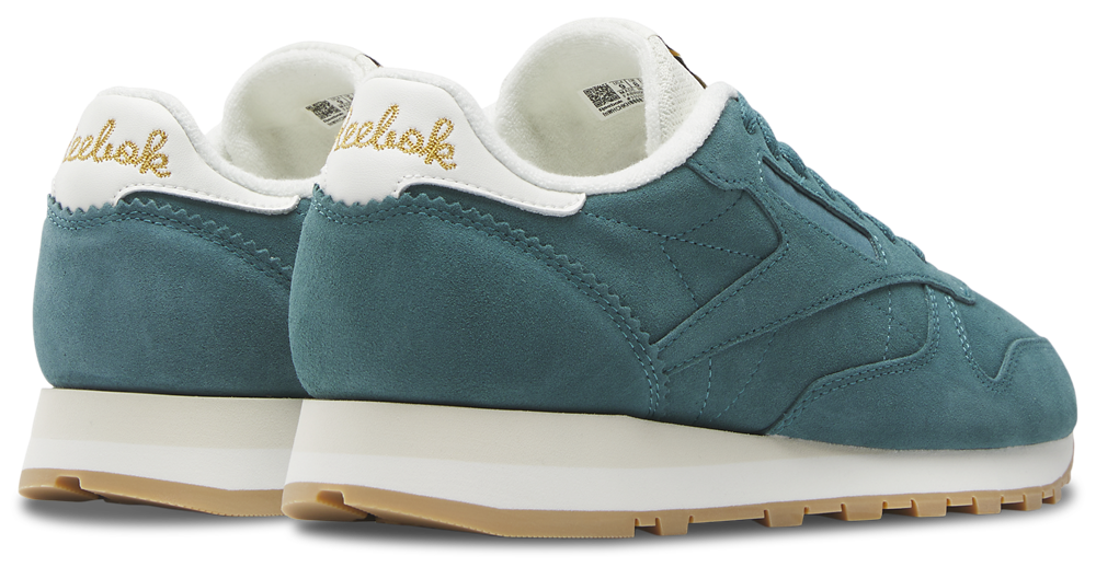 Reebok Classic Leather - Men's — Retro Teal/Retro Teal/Chalk — view 3