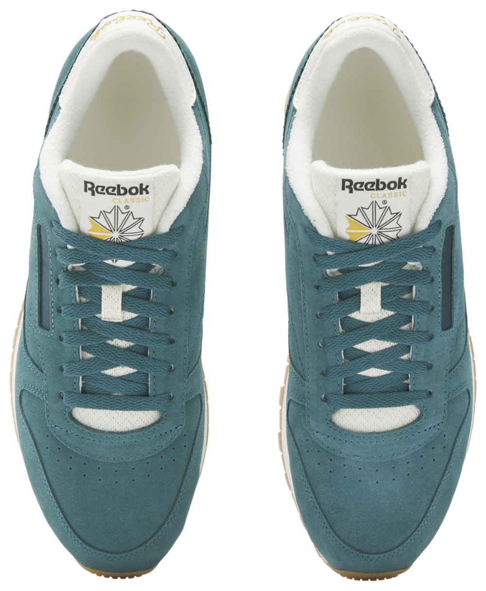 Reebok Classic Leather - Men's — Retro Teal/Retro Teal/Chalk — view 4