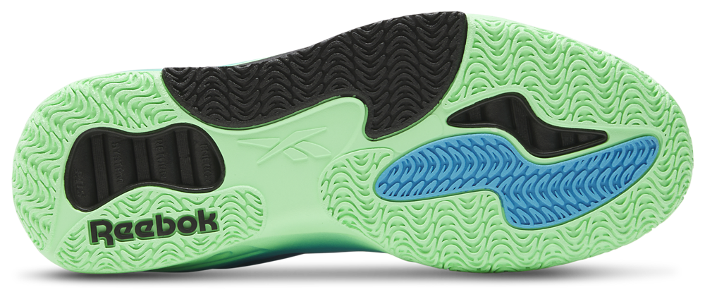 Reebok Engine A - Men's — Future Cyan/Green Glow/Black — view 5