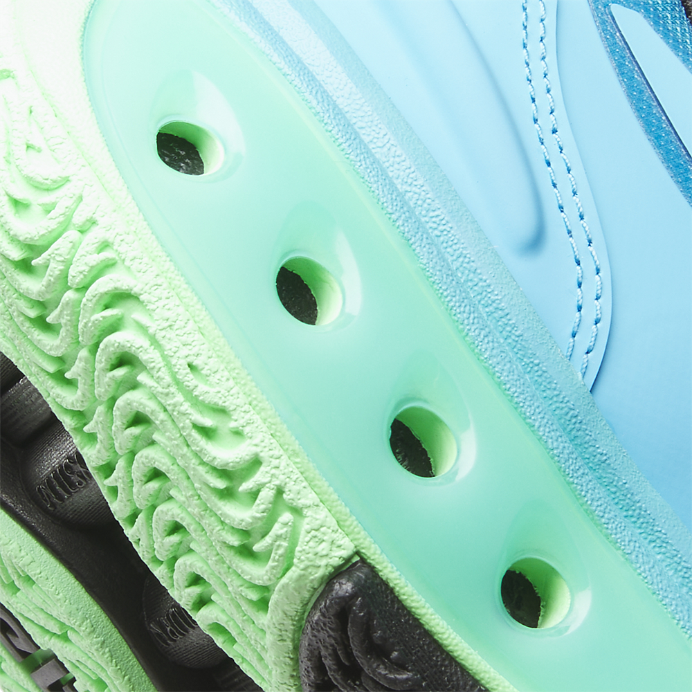 Reebok Engine A - Men's — Future Cyan/Green Glow/Black — view 7