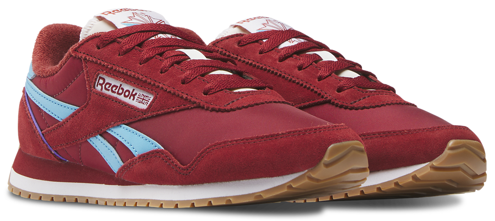 Reebok Classic AZ - Women's — Retro Red/Retro Red/Future Cyan — view 2