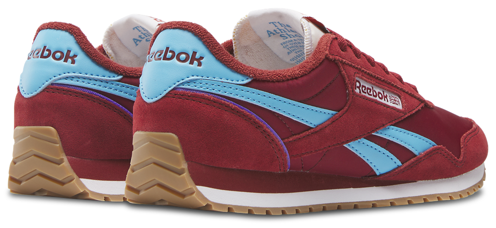 Reebok Classic AZ - Women's — Retro Red/Retro Red/Future Cyan — view 3