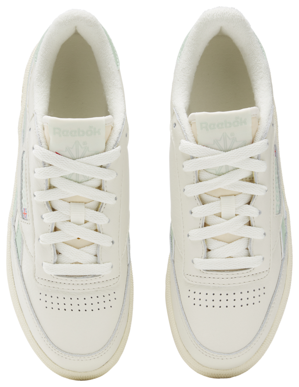 Reebok Club C Revenge Vintage - Women's — Vintage Chalk/Light Sage/Paper White — view 4