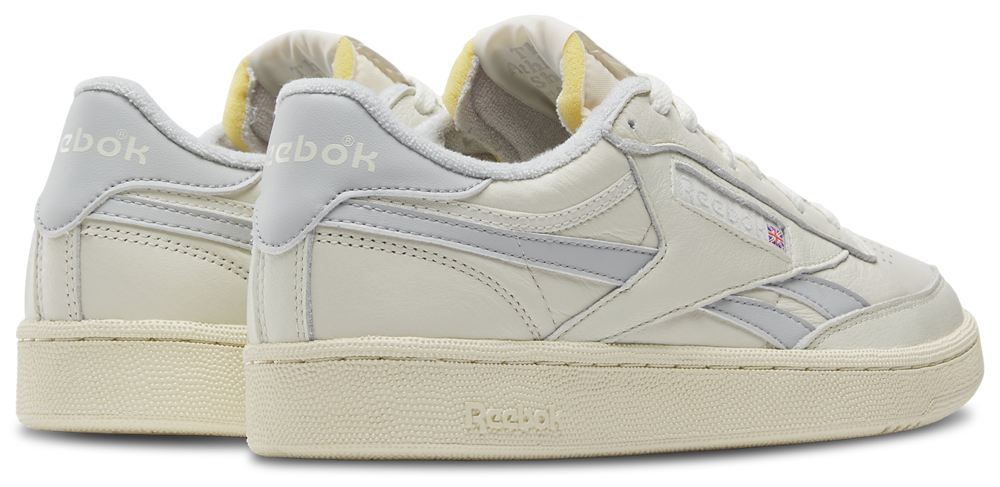Reebok Club C Revenge Vintage - Men's — Chalk/Grey/Chalk — view 3