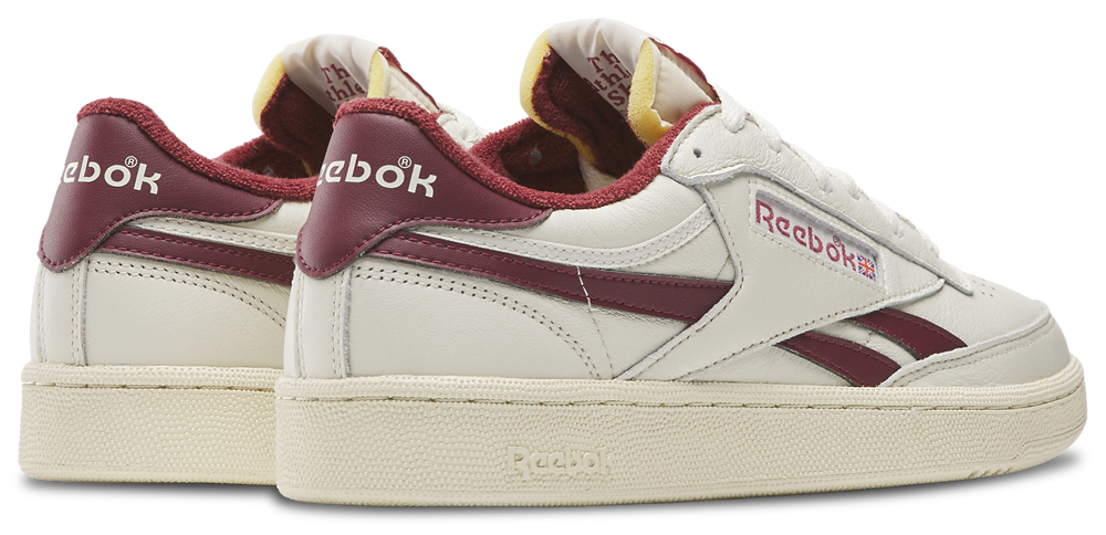 Reebok Club C Revenge Vintage - Men's — Vintage Chalk/Paper White/Classic Burgundy — view 2