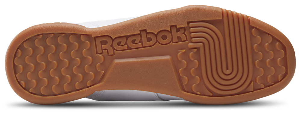 Reebok Workout Plus Leather - Men's — White/Vector Red/Vector Blue — view 5