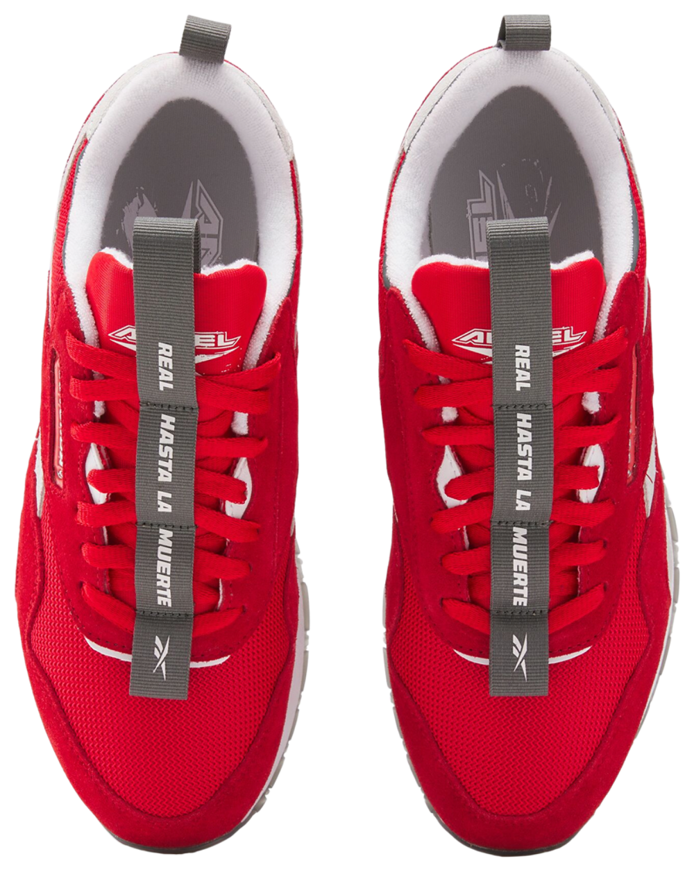 Reebok CL Nylon - Men's — Red/Red/White — view 4