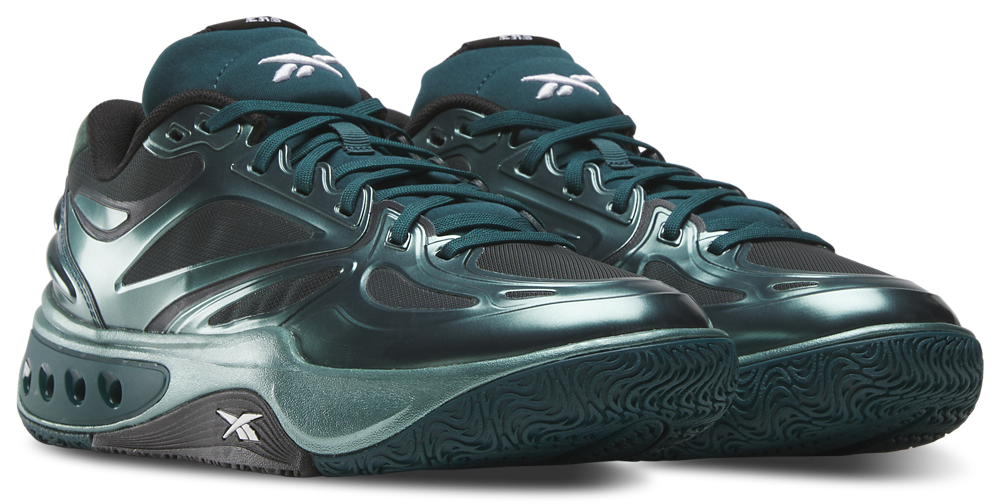 Reebok Engine A - Men's — Metal Green/Black/Metal Green — view 2
