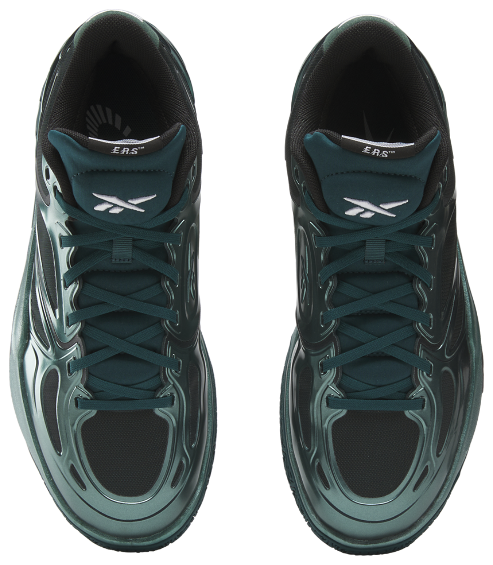 Reebok Engine A - Men's — Metal Green/Black/Metal Green — view 4