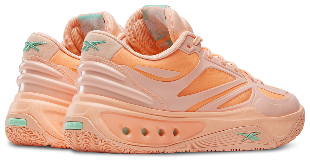 Reebok Engine A - Men's — Future Peach/Future Peach/Atomic Aqua — view 2