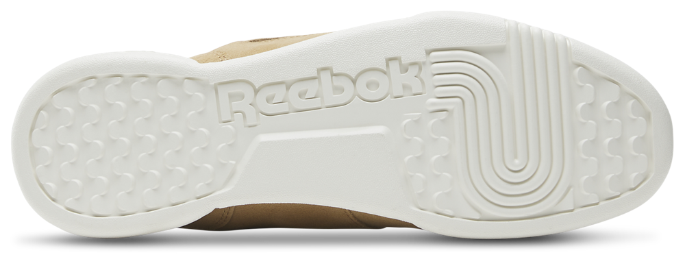 Reebok Workout Plus Suede - Men's — Chalk/Camel — view 4