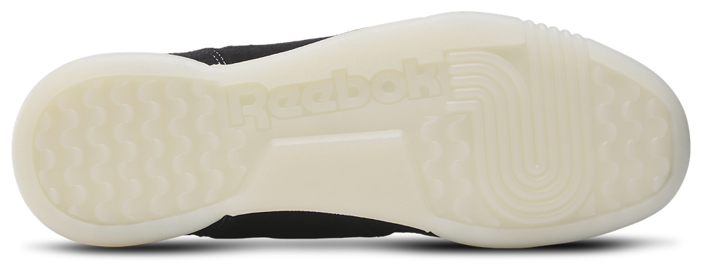 Reebok Workout Plus Suede - Men's — Black/Alabaster/Chalk — view 5