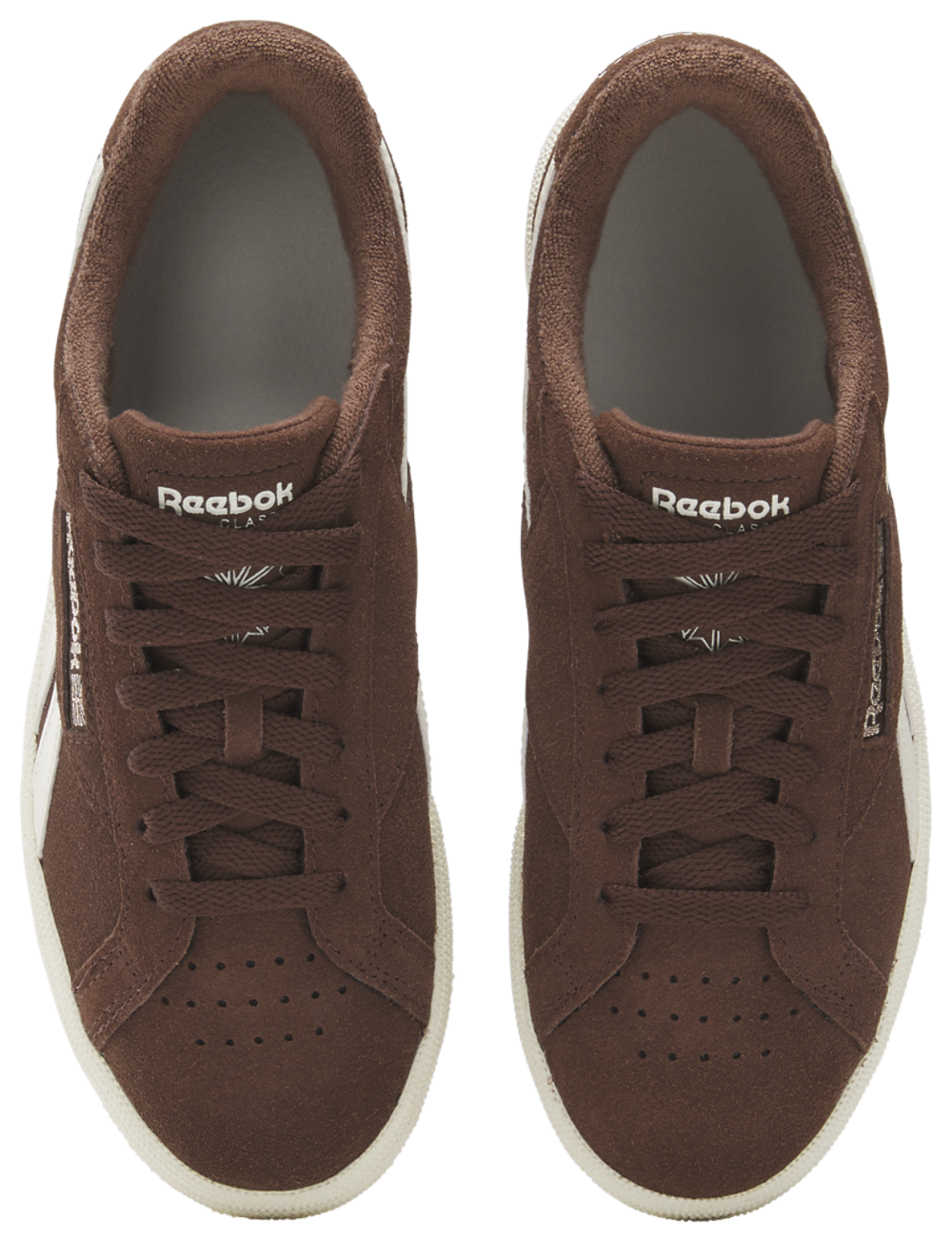 Reebok Club C Grounds UK - Women's — Campus Brown/Vintage Chalk/Rose Gold — view 3