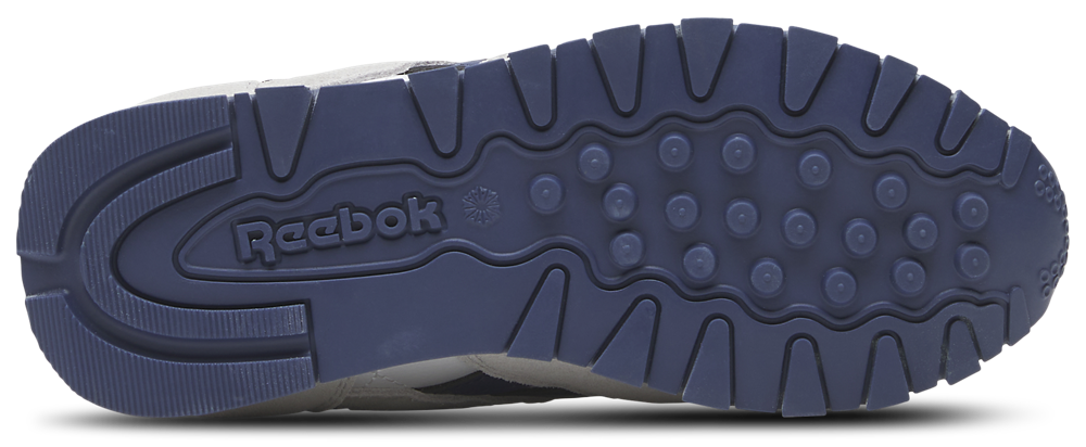 Reebok Classic Leather - Boys' Preschool — White/New Grey/Legacy Blue — view 4