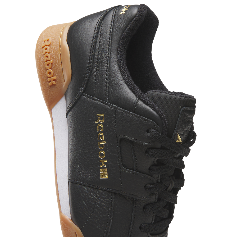 Reebok Workout Plus - Men's — Gold/Gum/Black — view 6