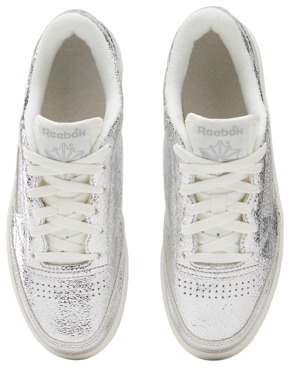Reebok Club C 85 Vintage - Women's — Silver Metallic/Chalk/New Grey — view 3