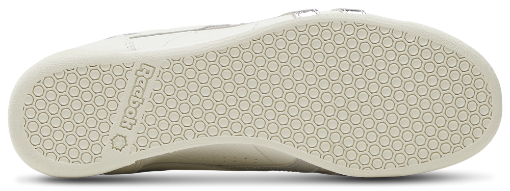 Reebok Freestyle Lo - Women's — Vintage Chalk/Chalk/Silver Metallic — view 5
