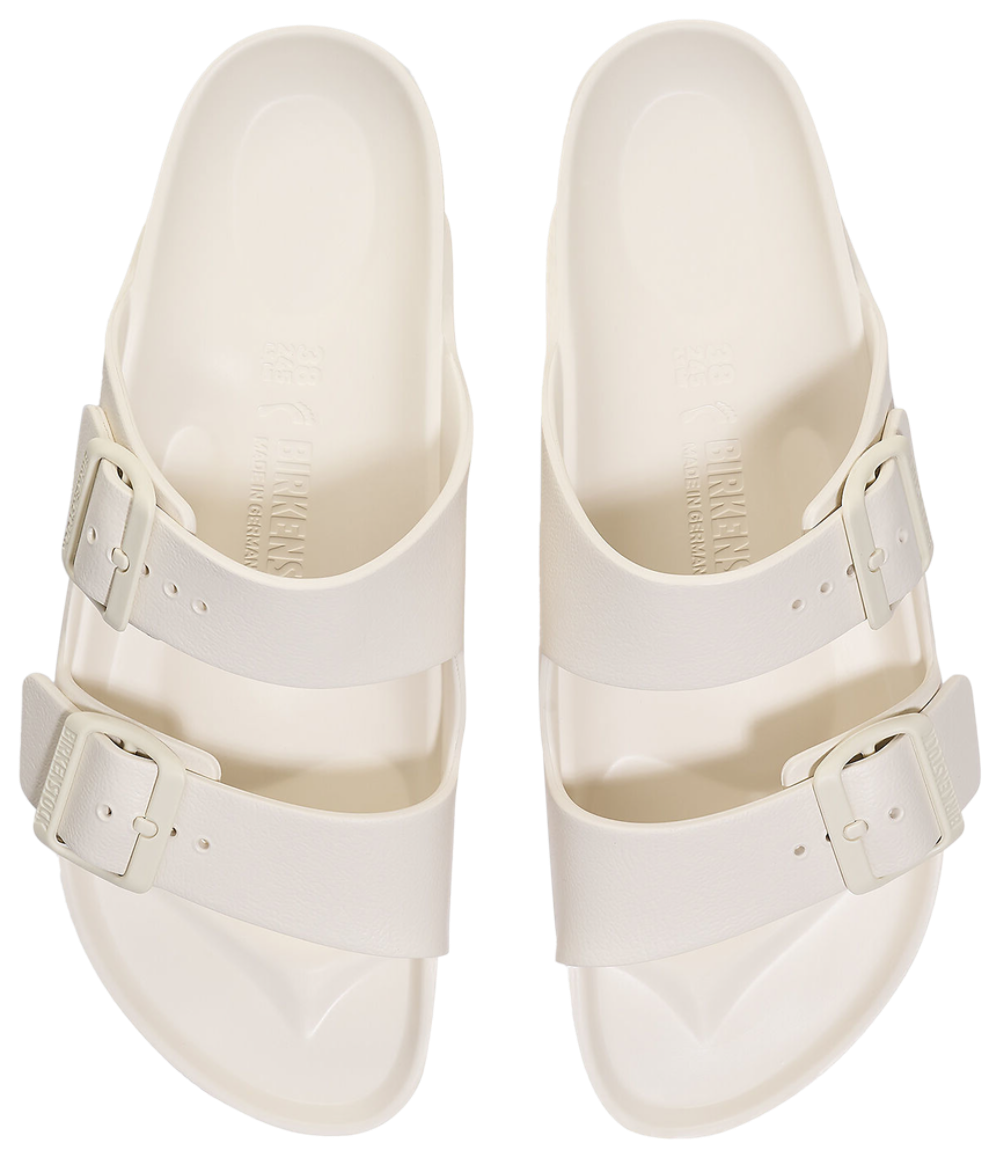 Birkenstock Arizona Essentials - Women's — Eggshell/Eggshell — view 3