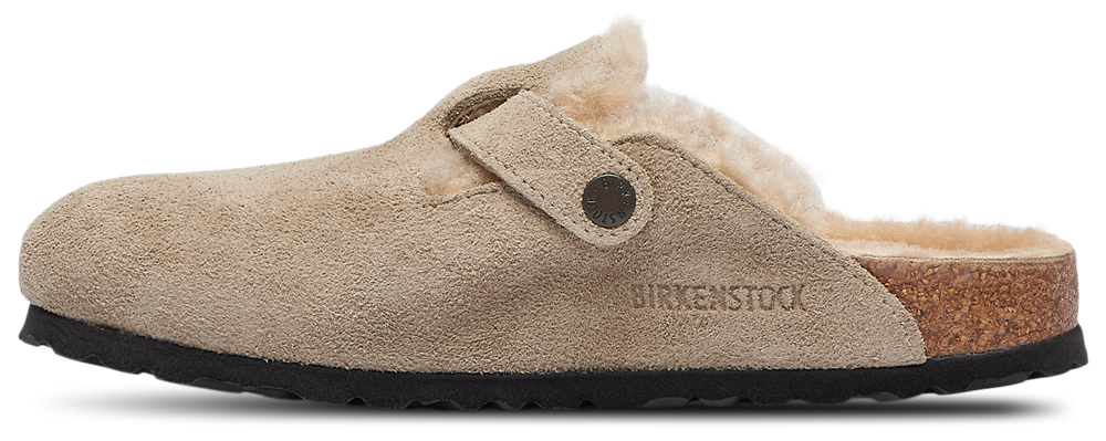Birkenstock Boston Shearling - Women's — Taupe — view 2