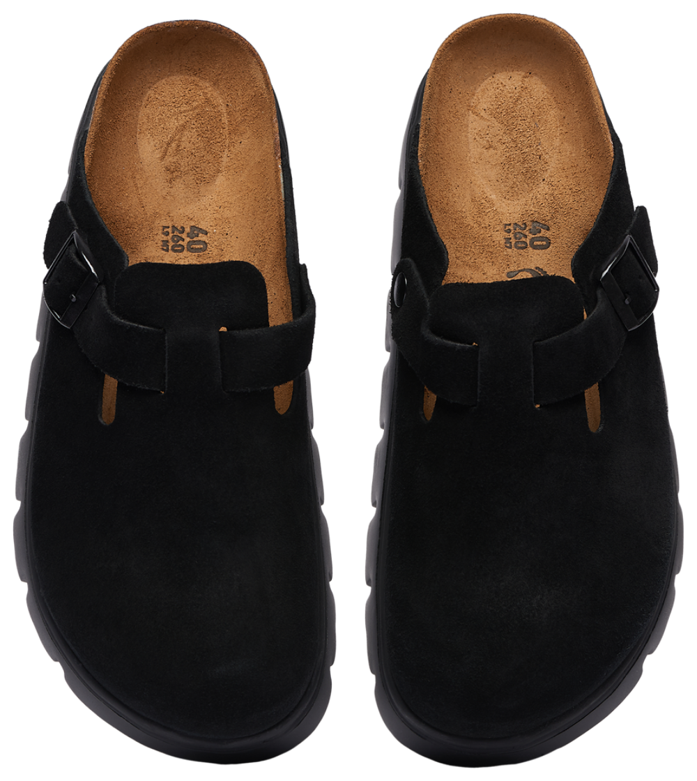 Birkenstock Boston Chunky - Women's — Black — view 4