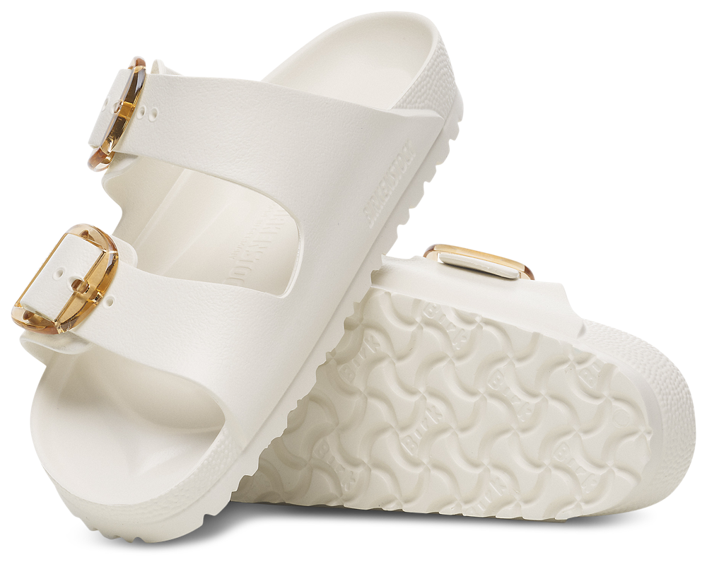 Birkenstock Arizona Big Buckle - Women's — White/White — view 3