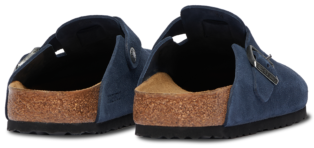 Birkenstock Boston Soft Footbed Suede - Men's — New Navy — view 3