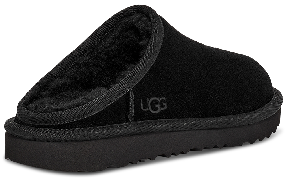 UGG Classic Slip-On - Girls' Grade School — Black — view 3