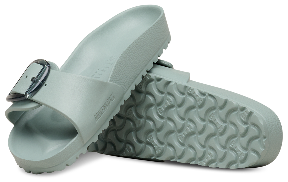 Birkenstock Madrid Big Buckle - Women's — Green/Green — view 3