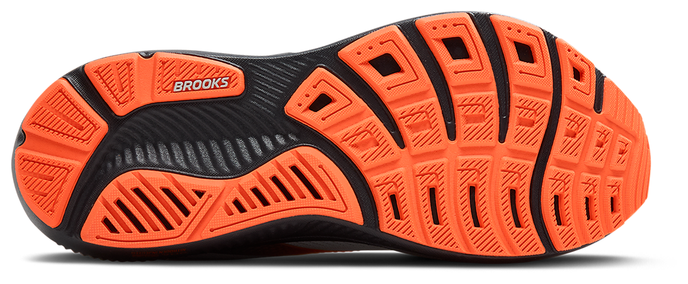 Brooks Ghost 17 - Men's — Orange/Oyster/Black — view 5