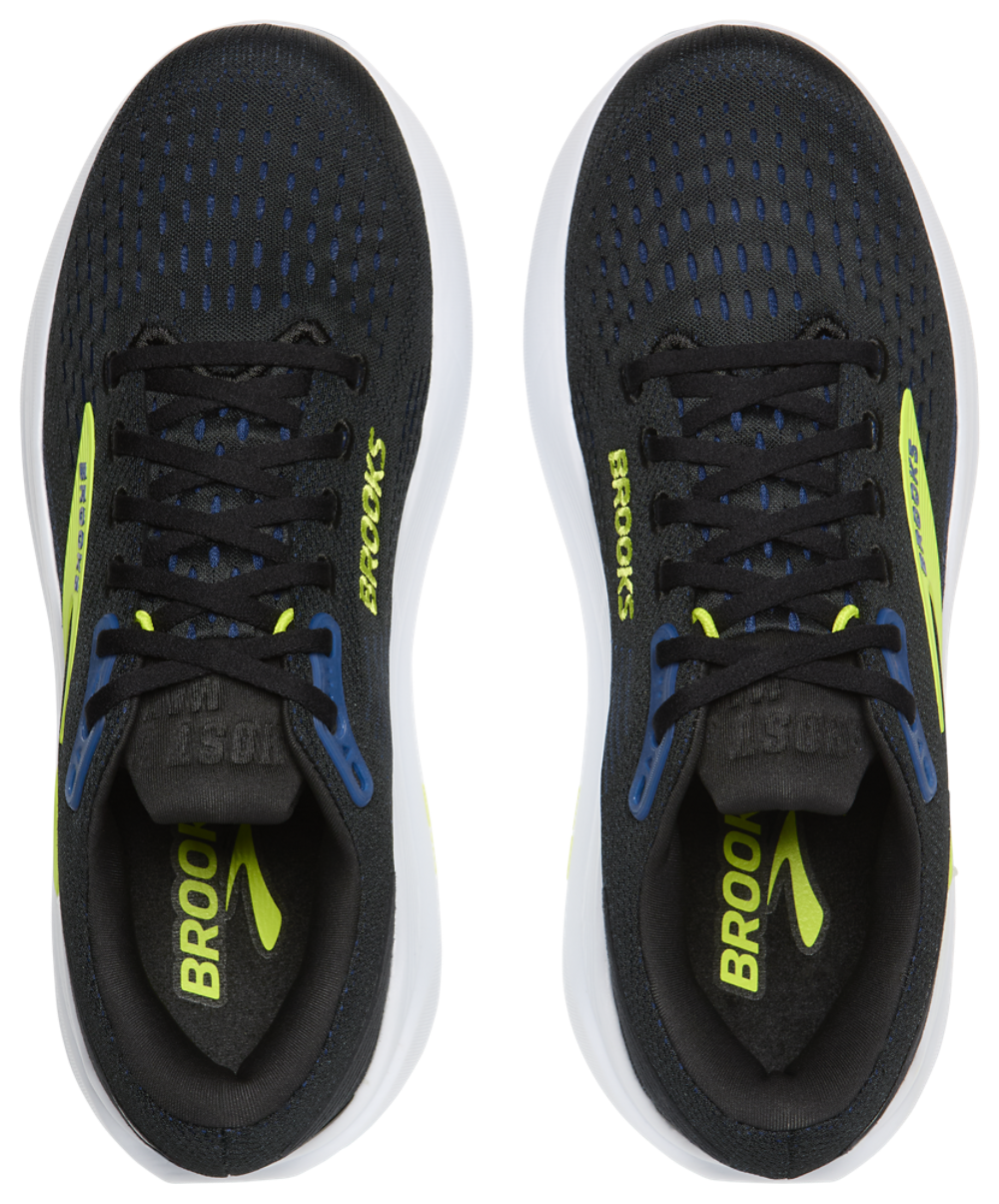 Brooks Ghost Max 3 - Men's — Acid Lime/Navy/Black — view 4