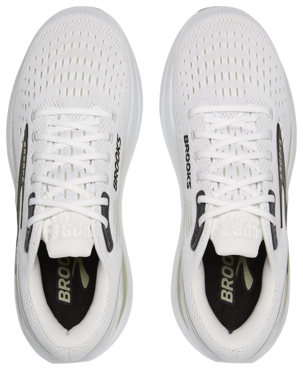 Brooks Ghost Max 3 - Men's — Bright White/Tea/Black — view 4