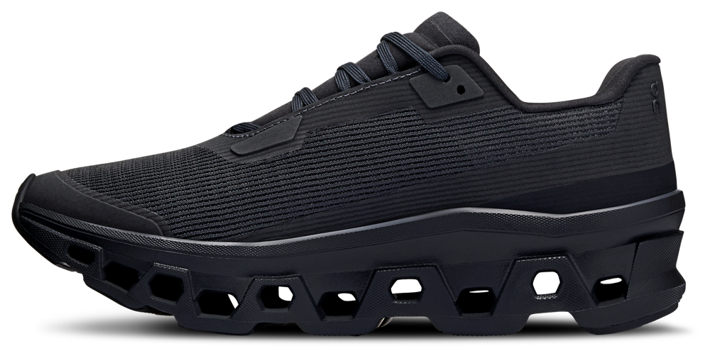 On Cloudmonster Void - Women's — Black/Black — view 2