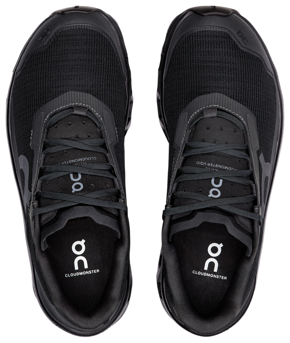 On Cloudmonster Void - Women's — Black/Black — view 4