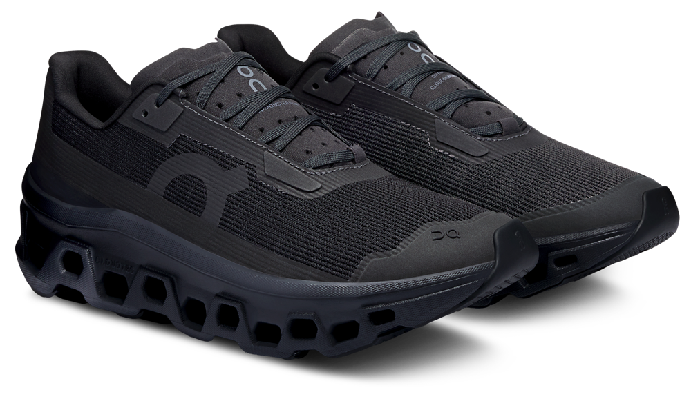 On Cloudmonster Void - Women's — Black/Black — view 6
