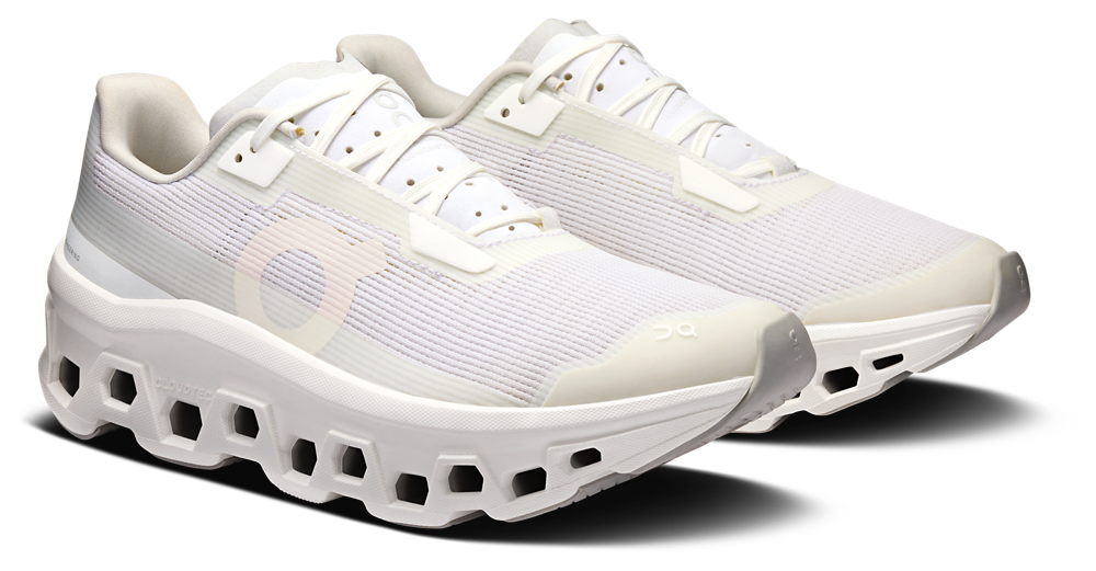 On Cloudmonster Void - Women's — White/White — view 6