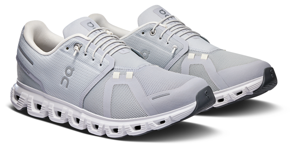 On Cloud 6 - Men's — Grey/White — view 6