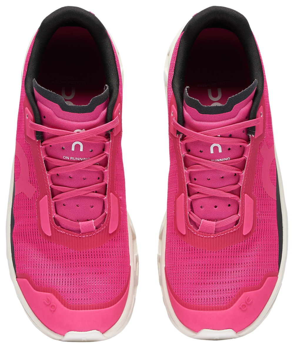 On Cloudmonster Void - Women's — Ivory/Pink — view 4