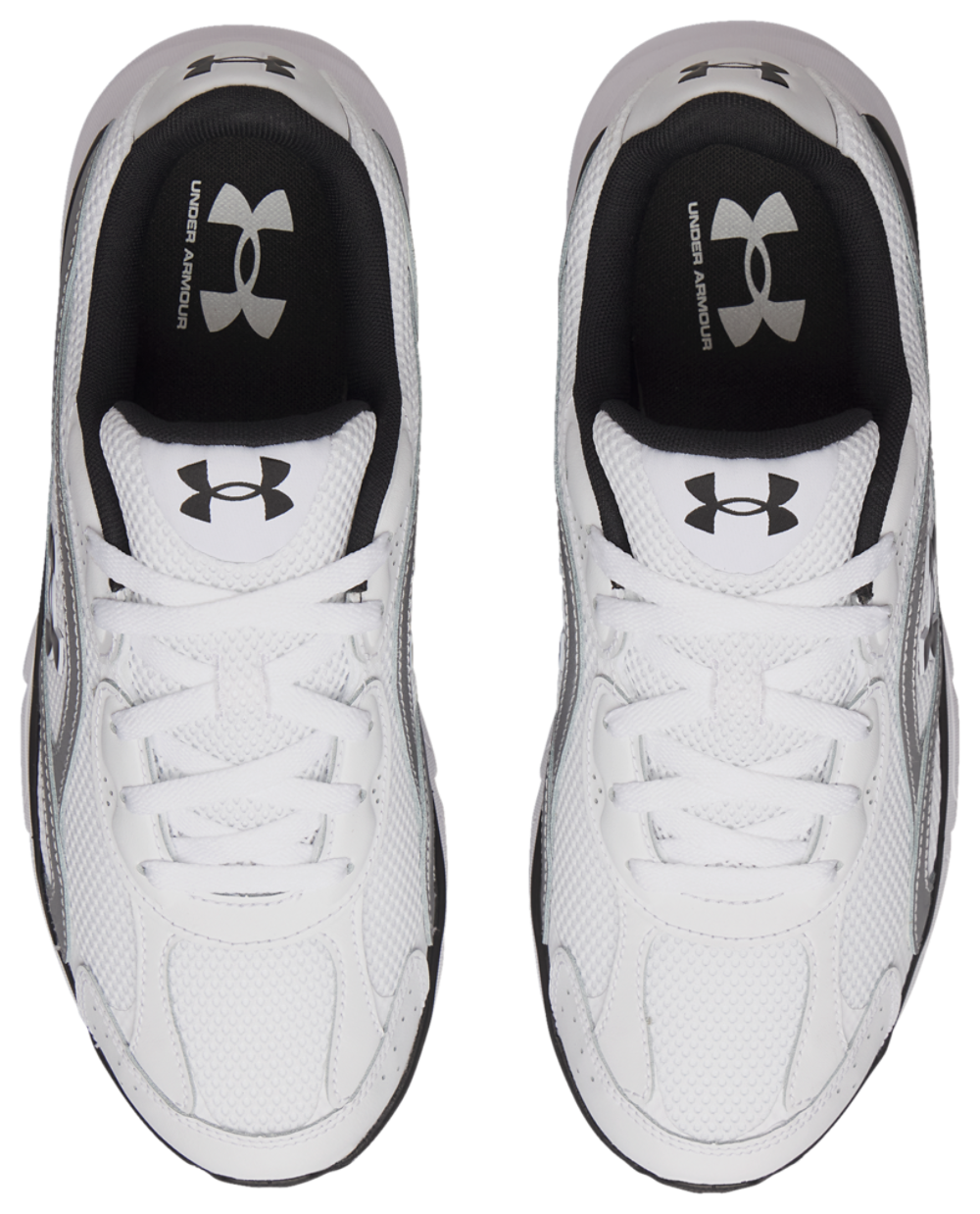 Under Armour Tech Runner - Men's — Black/Silver/White — view 3