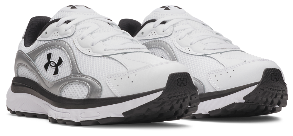 Under Armour Tech Runner - Men's — Black/Silver/White — view 5