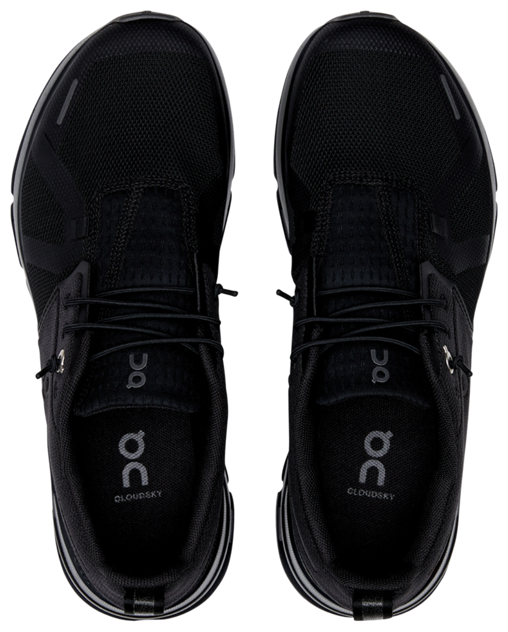 On Cloud Sky - Boys' Grade School — Black/All Black — view 4