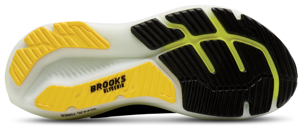 Brooks Glycerin 23 - Men's — Black/Yellow/Black — view 5