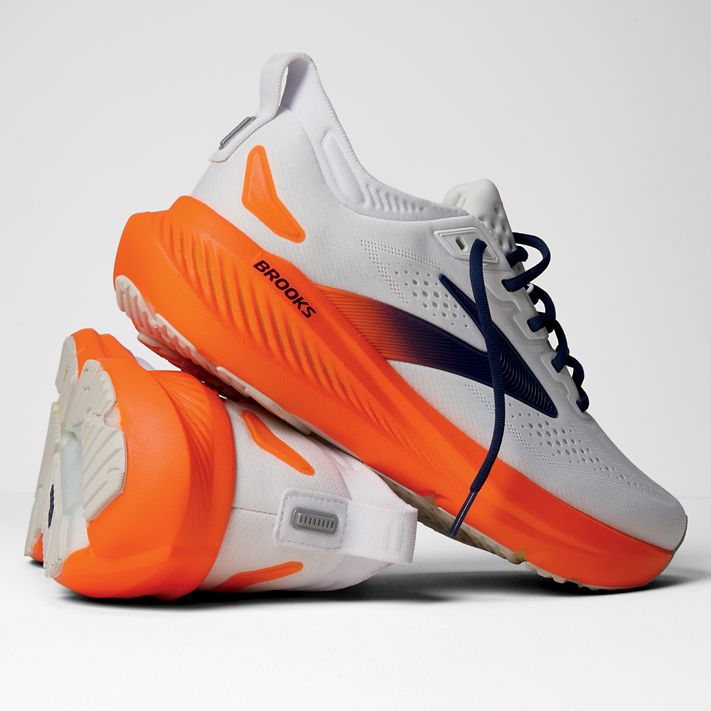 Brooks Glycerin 23 - Men's — White/Navy/White — view 8
