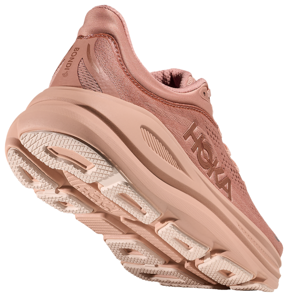 HOKA Bondi 9 - Women's — Sienna/Rose Gold — view 8