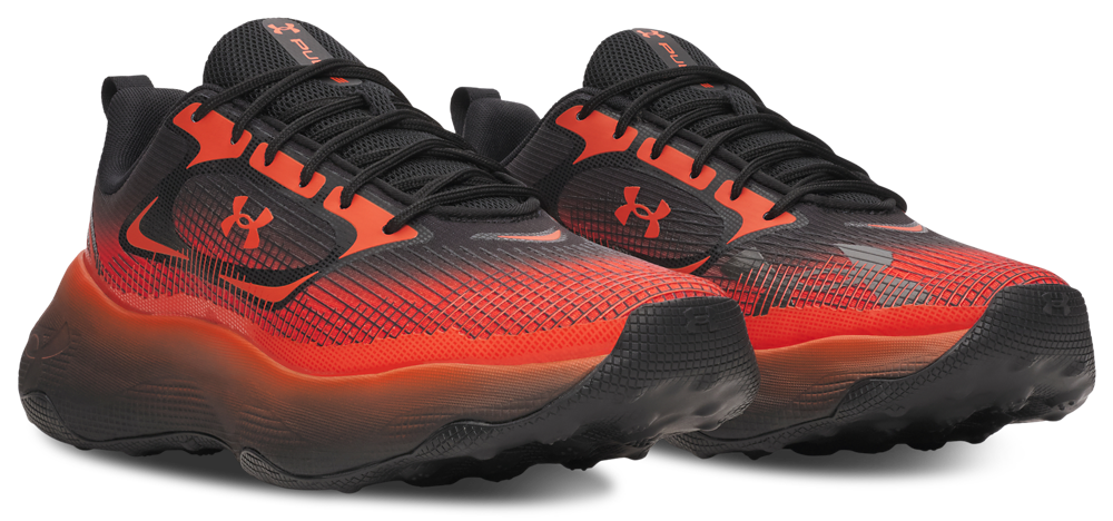 Under Armour Pulse - Men's — Orange/Black/Orange — view 3