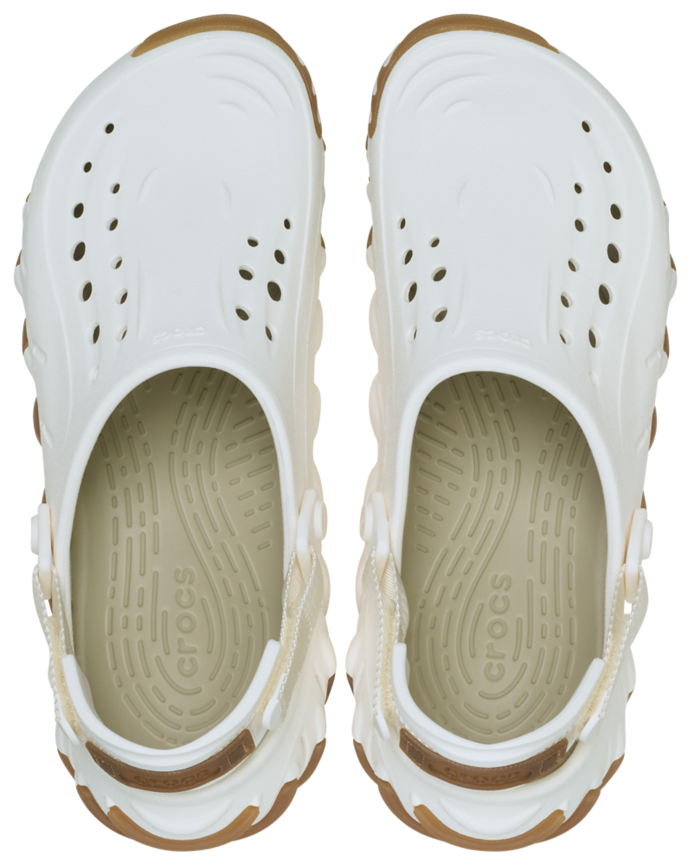 Crocs Echo RO Clogs - Men's — Chalk/Gum — view 3