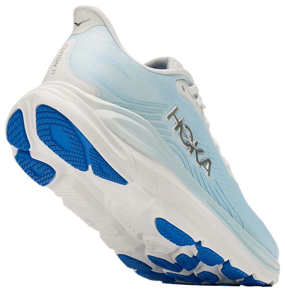 HOKA Clifton 11 - Women's — Frost /Glimmering Blue — view 7