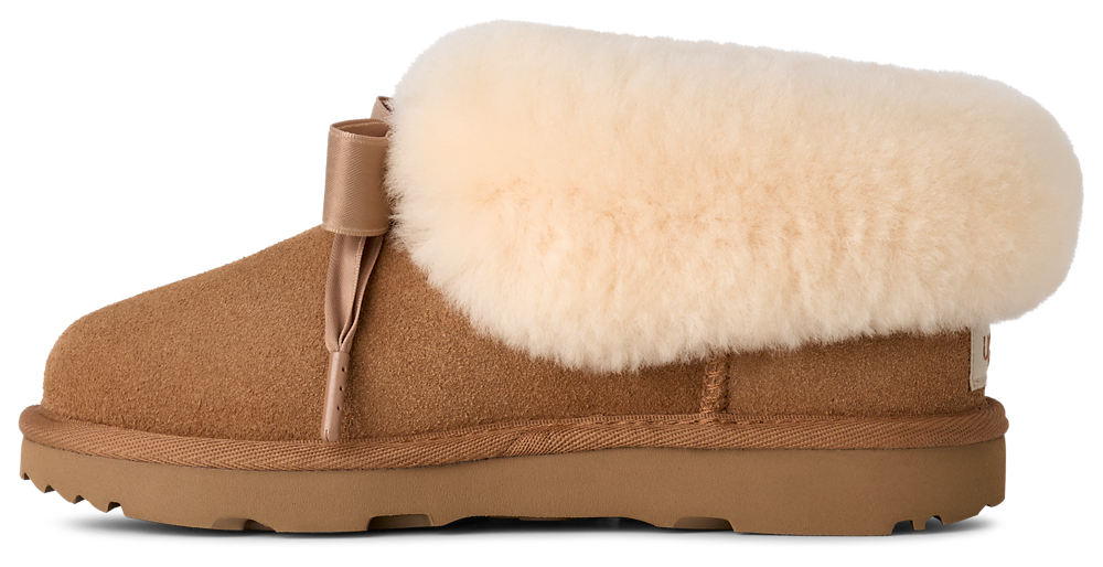 UGG Bailey Slippers - Girls' Grade School — Chestnut/Chestnut — view 2