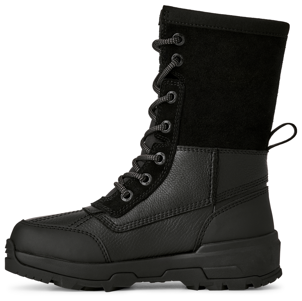 UGG Adirondack Boots - Girls' Grade School — Black/Black — view 2