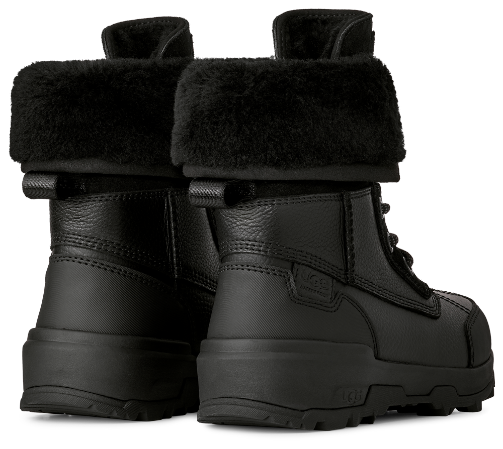 UGG Adirondack Boots - Girls' Grade School — Black/Black — view 3
