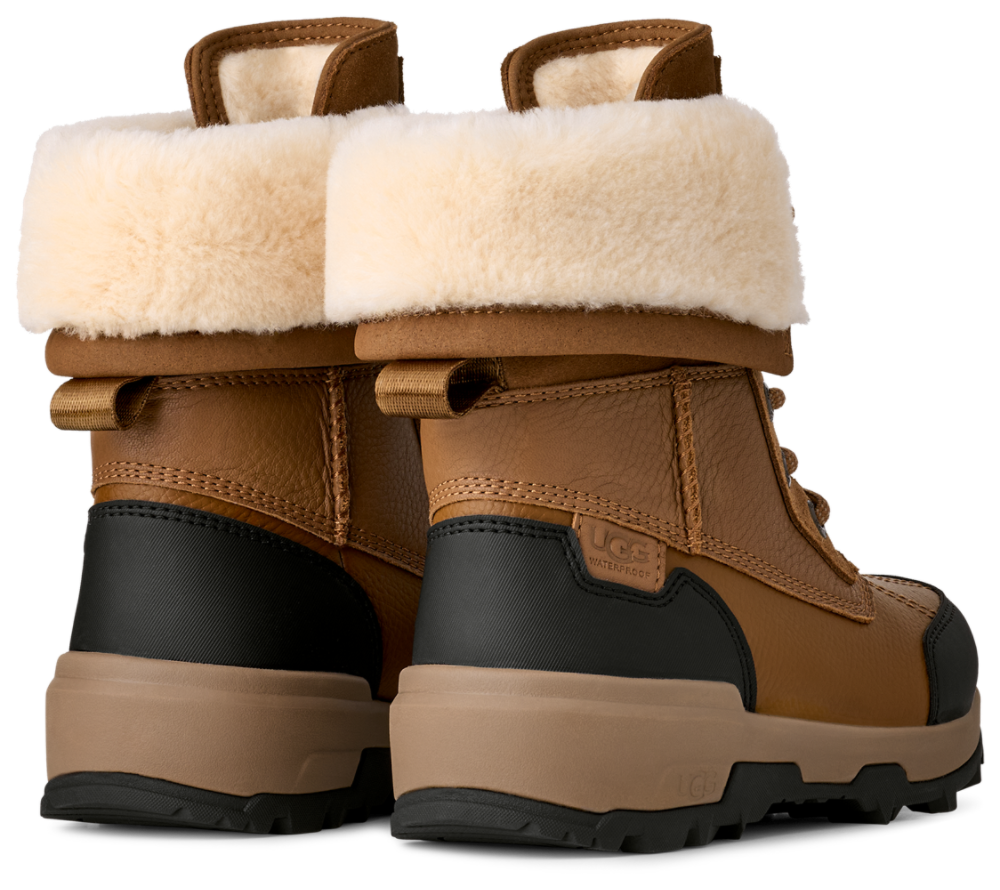 UGG Adirondack Boots - Girls' Grade School — Black/Chestnut — view 3